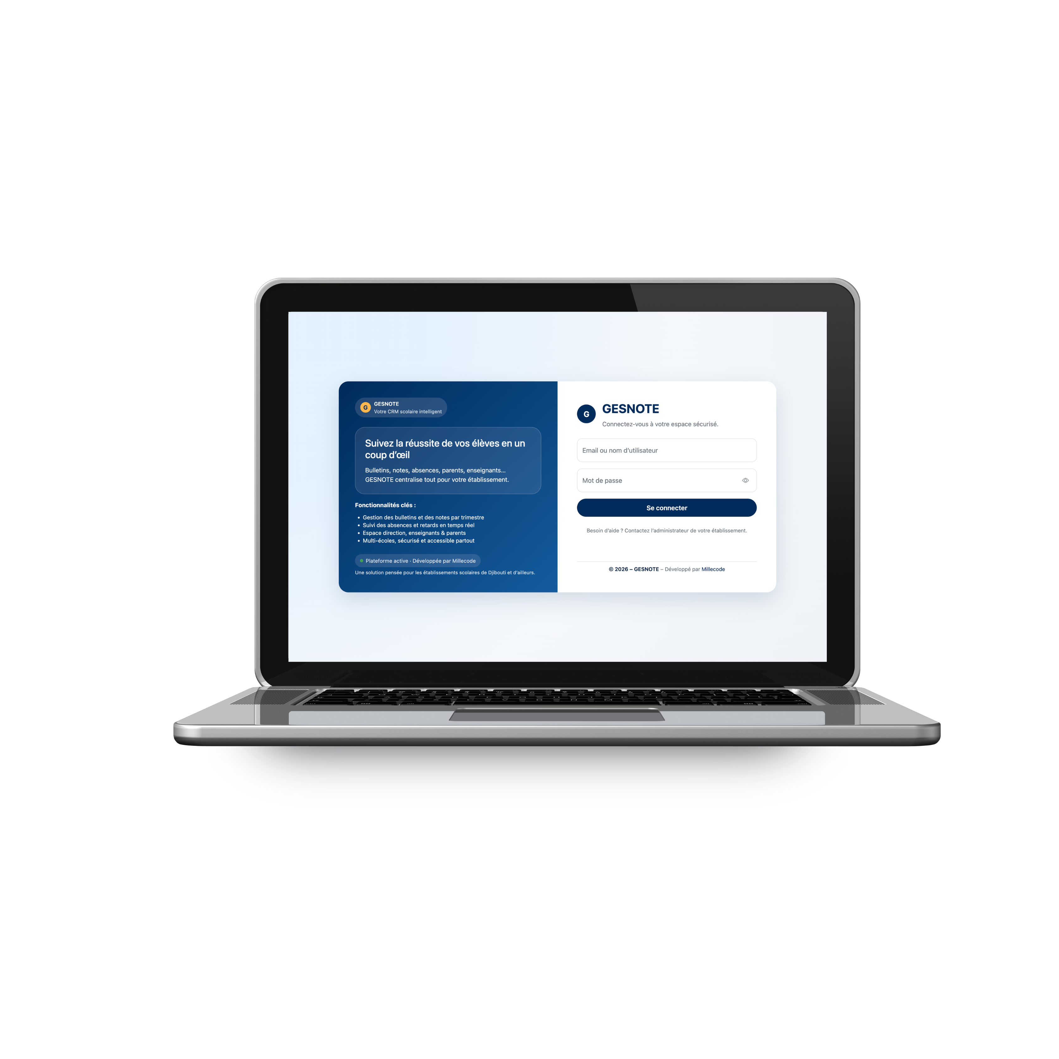 Aperçu du projet GESNOTE