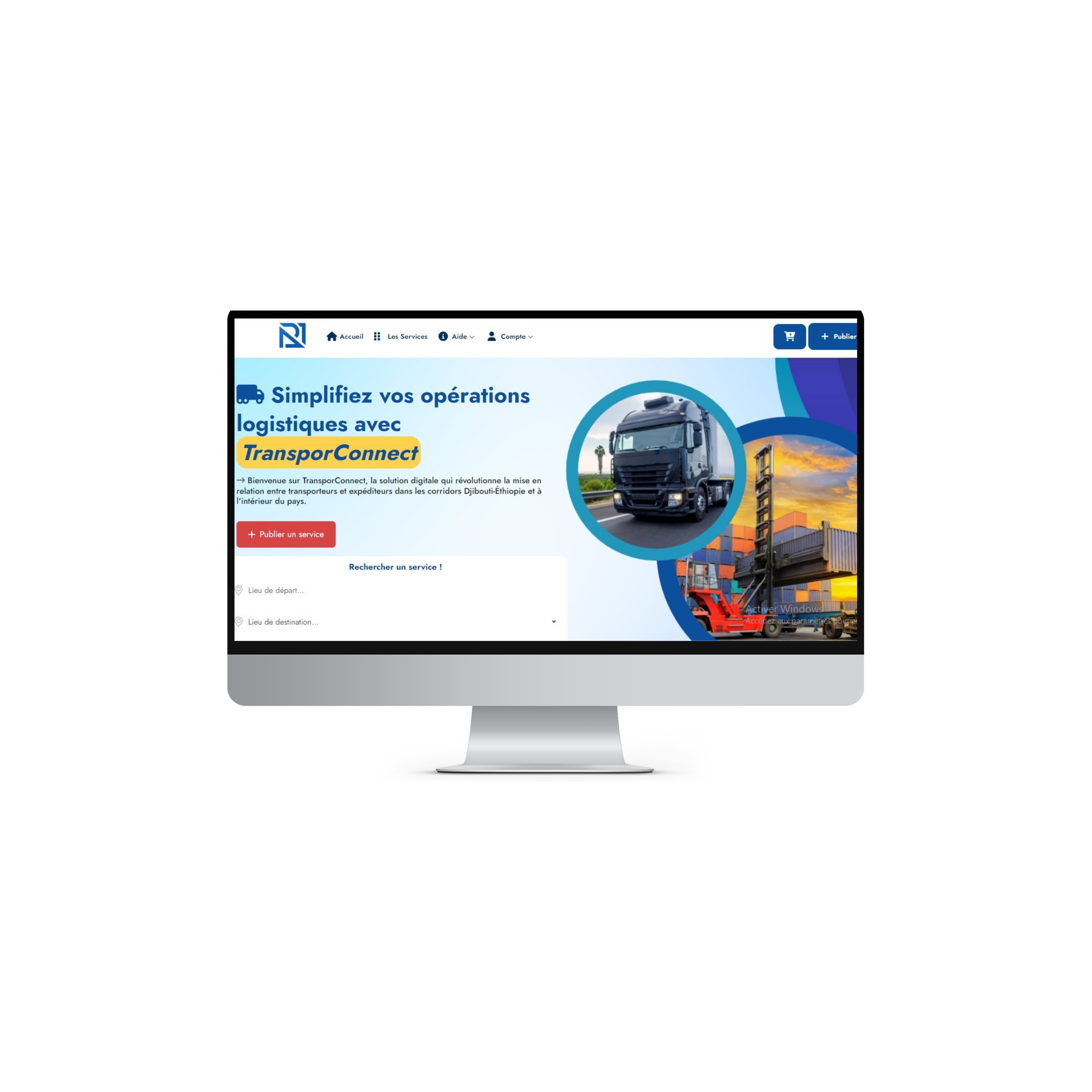 Aperçu du projet TransporConnect